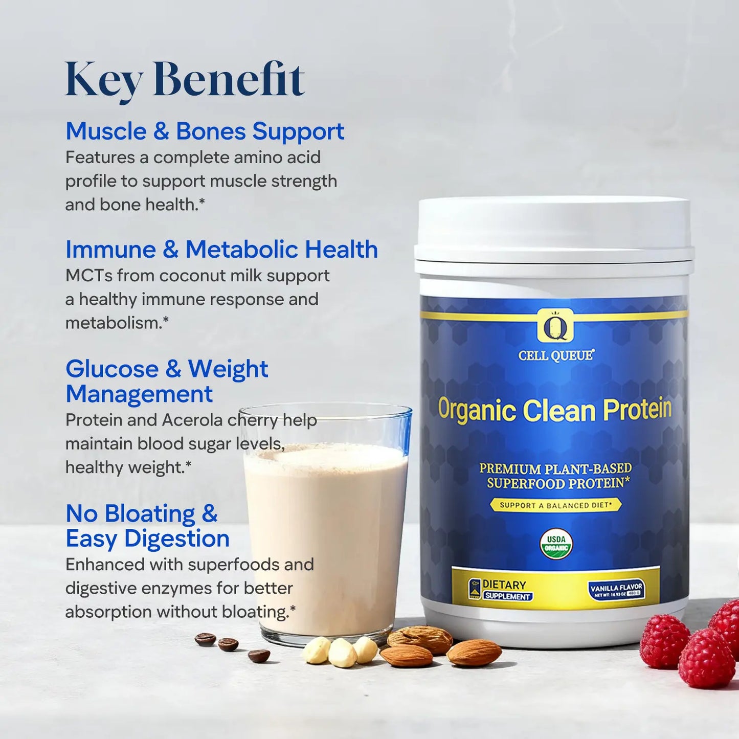 Thorne Creatine Monohydrate Amino Acid Powder 16 Oz Supports Muscles Cellular Energy for Improved Strength Endurance Fitness Supplement US Certified - Organic Protein Powder
