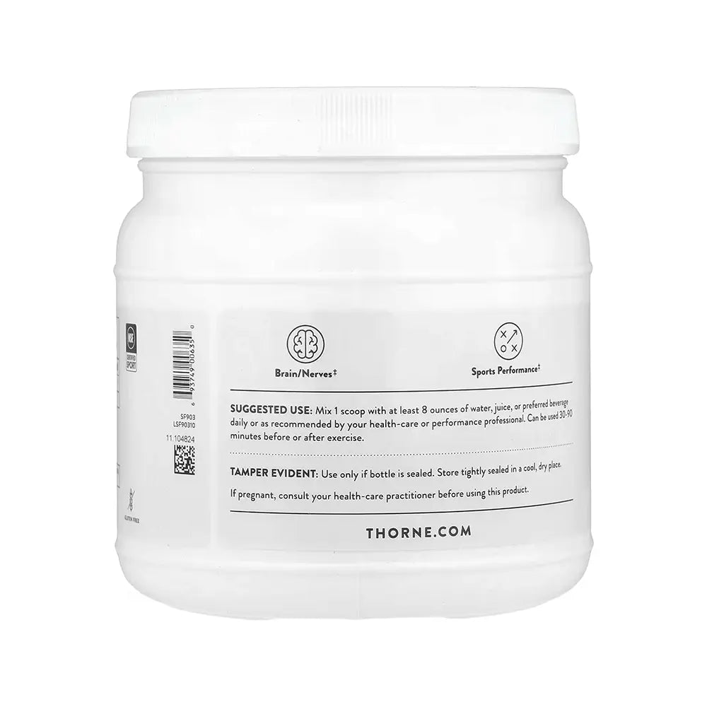 Thorne Creatine Monohydrate Amino Acid Powder 16 Oz Supports Muscles Cellular Energy for Improved Strength Endurance Fitness Supplement US Certified - Organic Protein Powder