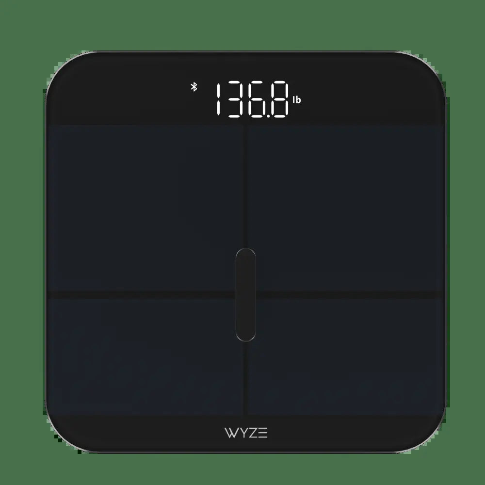 Wyze Scale X — Bluetooth Smart Weight Scale W/ ITO Glass for Body Composition Measurements (Weight Loss, BMI, Fat, Water, Muscle Mass Etc.)