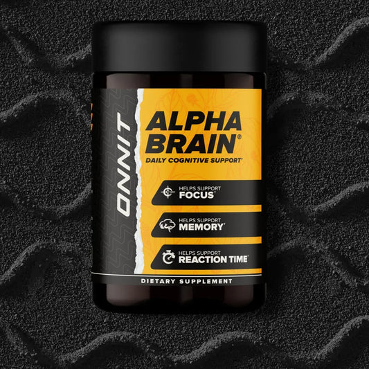 ONNIT Alpha Brain Nootropic Brain Supplement for Men & Women | Memory, Mental Clarity & Cognitive Improvement | Focus Capsules with L-Theanine, Vitamin B6 & Phosphatidylserine (30 Count)