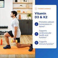 Pure Encapsulations Vitamin D3 & K2 – 60 Capsules | Supports Bone Strength & Vascular Health Immune & Heart Support