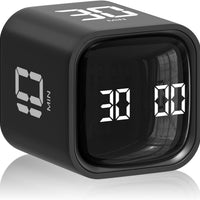 Adjustable Silent Cube Pomodoro Timer - Boost Productivity with Custom Countdown for Study, Work, and Kitchen Tasks