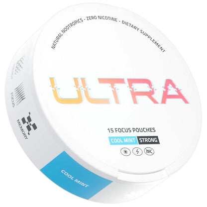 Ultra Focus Pouches - Nootropics with 6 Clean Ingredients for Sharp Focus Smooth Energy Enhanced Cognition Nicotine-Free Caffeine-Free No Jitters Crash or Dependency