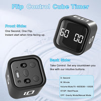 Adjustable Silent Cube Pomodoro Timer - Boost Productivity with Custom Countdown for Study, Work, and Kitchen Tasks