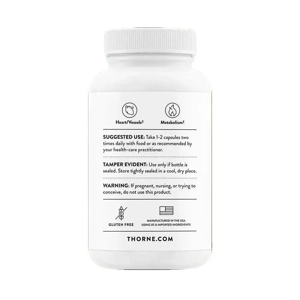 Thorne Berberine - Botanical Supplement - 60 Capsules - Healthcare Supplement