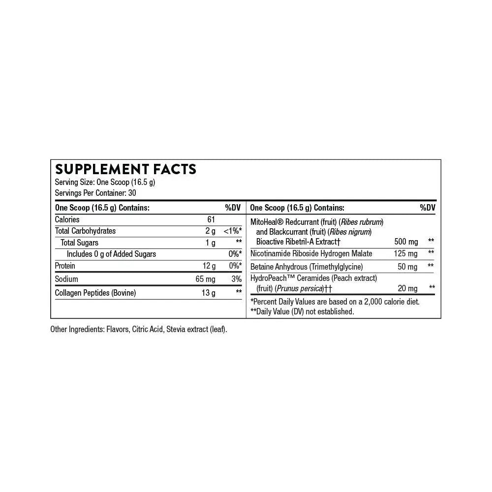 Thorne Collagen plus - 17.5 Oz - 30 Servings