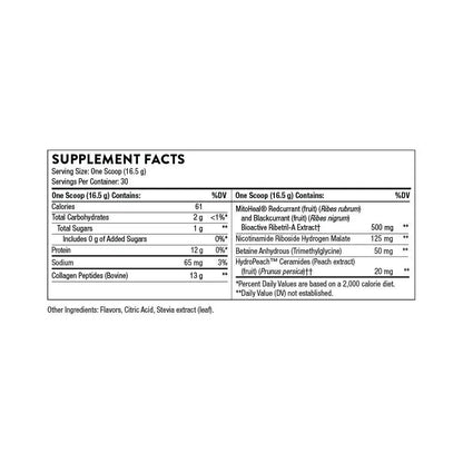Thorne Collagen plus - 17.5 Oz - 30 Servings