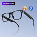Smart Glasses, Smart Eyewear, Wireless Headphone Smart Glasses with Transparent Lenses for Listening to Music & Calling, Smart Sports Sunglasses with Mic for Home & Daily Use, Durable Electronic Glasses #GLOBAL PICKS