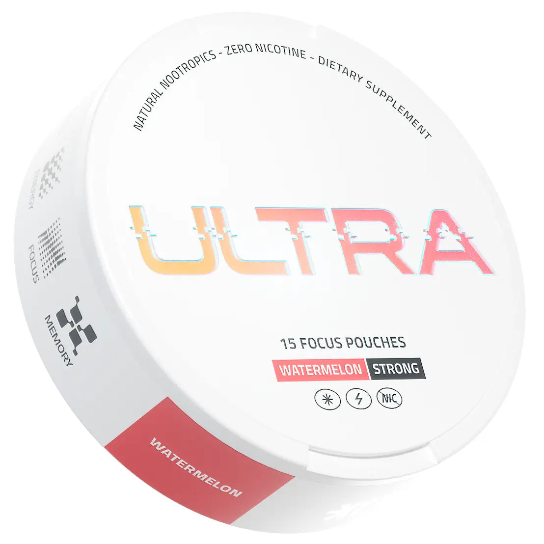 Ultra Focus Pouches - Nootropics with 6 Clean Ingredients for Sharp Focus Smooth Energy Enhanced Cognition Nicotine-Free Caffeine-Free No Jitters Crash or Dependency