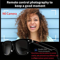 Smart Glasses, Smart Eyewear, Wireless Headphone Smart Glasses with Transparent Lenses for Listening to Music & Calling, Smart Sports Sunglasses with Mic for Home & Daily Use, Durable Electronic Glasses #GLOBAL PICKS