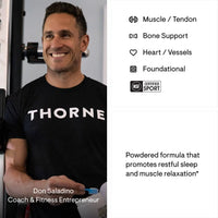 Thorne Magnesium Bisglycinate - NSF Certified for Sport - 6.5 Oz - 60 Servings Supplement Healthcare