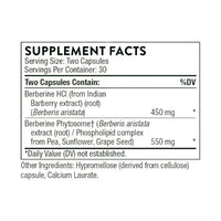 Thorne Berberine - Botanical Supplement - 60 Capsules - Healthcare Supplement